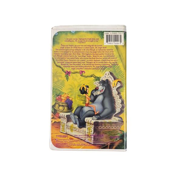 Disney's the Jungle Book Vintage VHS Movie 1967 - Picture 3 of 3
